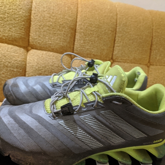 Adidas Springbade Ignite gray Neon green synthetic - Picture 3 of 8